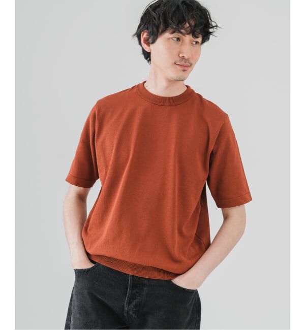 EDIFICE「Essential ニット Tシャツ」|Tシャツ・カットソー|