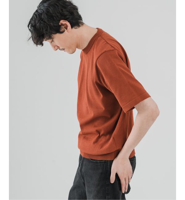 EDIFICE「Essential ニット Tシャツ」|Tシャツ・カットソー|