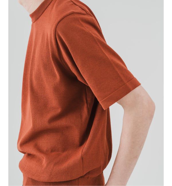 EDIFICE「Essential ニット Tシャツ」|Tシャツ・カットソー|