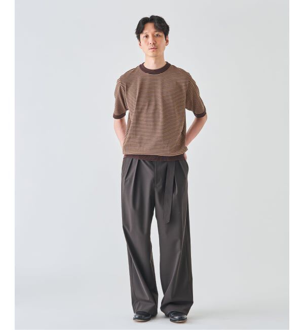 EDIFICE「Essential ニット Tシャツ」|Tシャツ・カットソー|