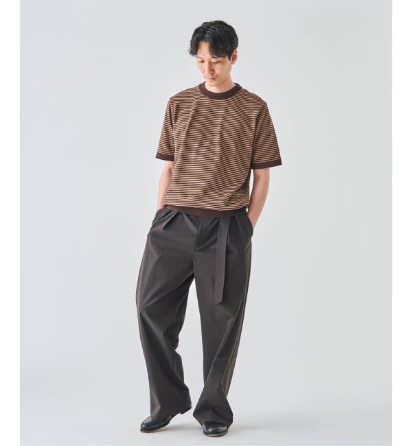EDIFICE「Essential ニット Tシャツ」|Tシャツ・カットソー|