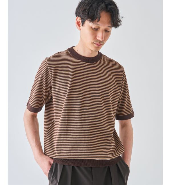 EDIFICE「Essential ニット Tシャツ」|Tシャツ・カットソー|