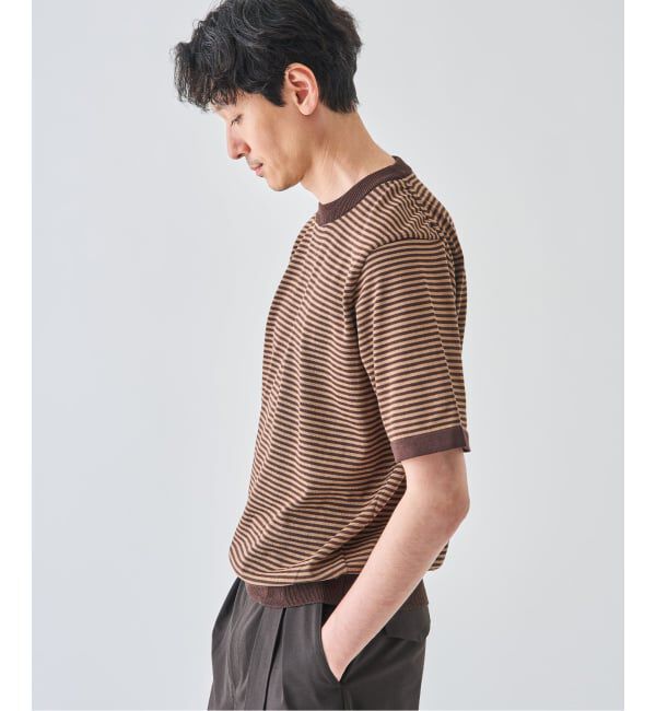 EDIFICE「Essential ニット Tシャツ」|Tシャツ・カットソー|