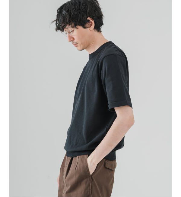 EDIFICE「Essential ニット Tシャツ」|Tシャツ・カットソー|