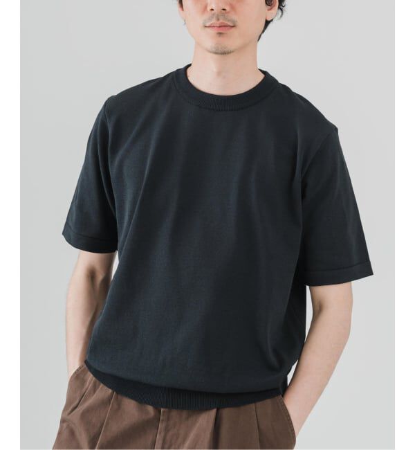 EDIFICE「Essential ニット Tシャツ」|Tシャツ・カットソー|
