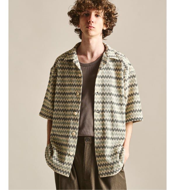 417 EDIFICE「HUNAR&times;417 クロシェシャツ2」|シャツ・ブラウス|