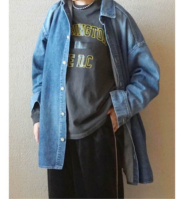 journal standard luxe「10OZdenimシャツ」|シャツ・ブラウス|ブルー A