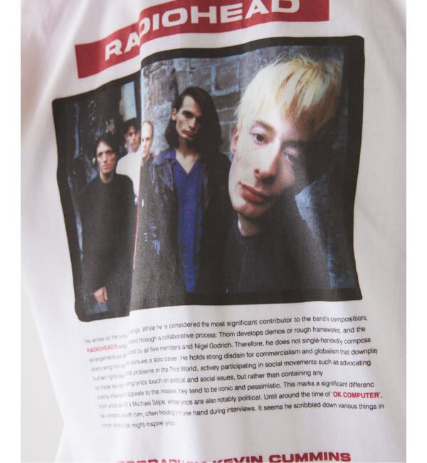 JOURNAL STANDARD relume「【THE CULTURE CODE】レディオヘッド by Kevin Cummins フォトTシャツ」|Tシャツ・カットソー|