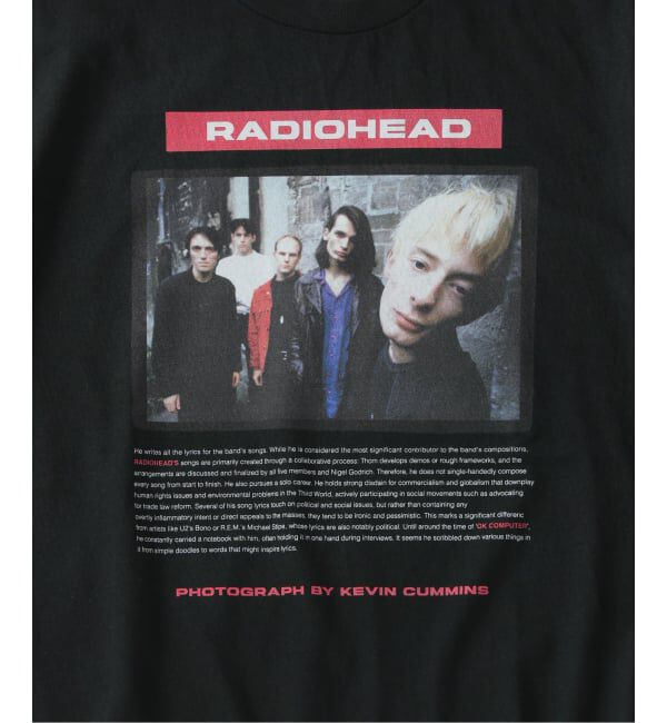 JOURNAL STANDARD relume「【THE CULTURE CODE】レディオヘッド by Kevin Cummins フォトTシャツ」|Tシャツ・カットソー|