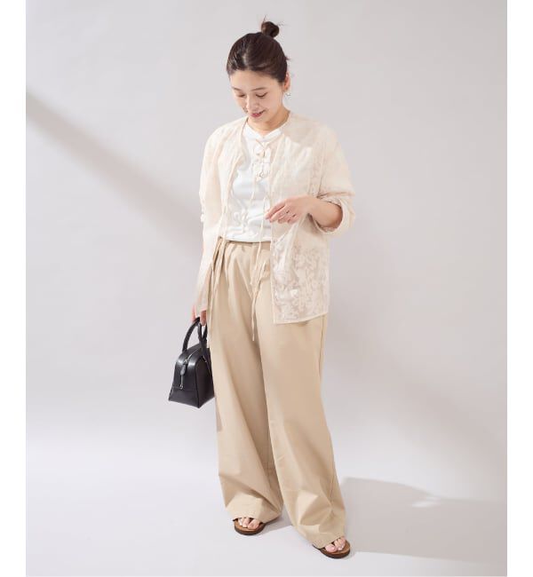 JOURNAL STANDARD「【osedit】2tuck buckle back CHINOS」|チノ|