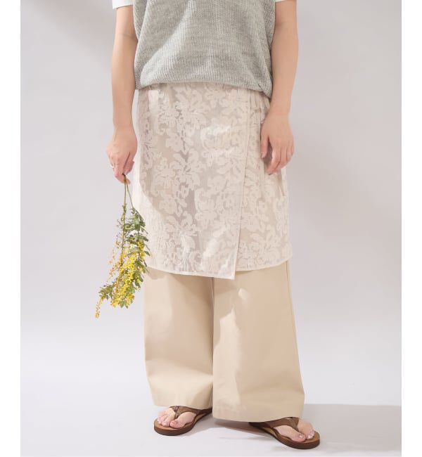 JOURNAL STANDARD「【osedit】2tuck buckle back CHINOS」|チノ|
