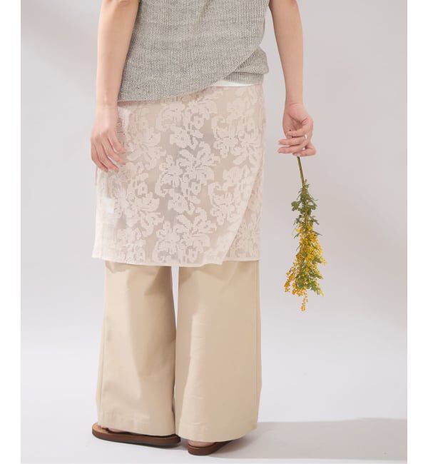 JOURNAL STANDARD「【osedit】2tuck buckle back CHINOS」|チノ|