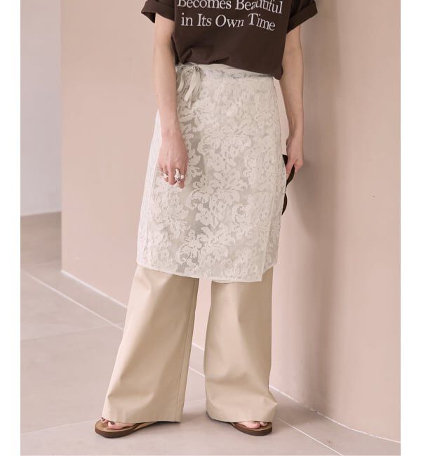 JOURNAL STANDARD「【osedit】2tuck buckle back CHINOS」|チノ|