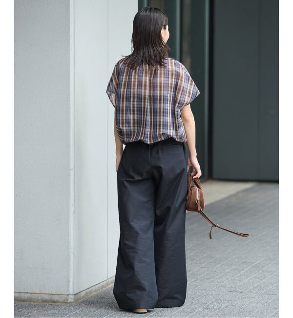 JOURNAL STANDARD「【osedit】2tuck buckle back CHINOS」|チノ|