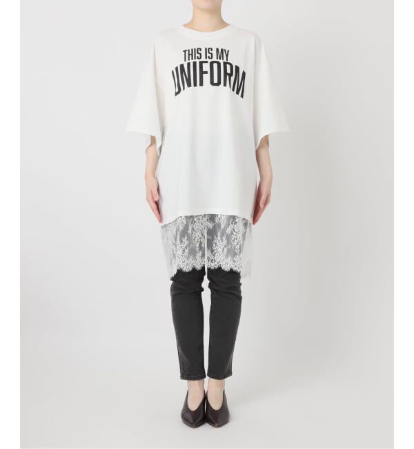 JOURNAL STANDARD relume「《WEB限定追加》【ARCHIVE STANCE】 lace switching Tee」|Tシャツ・カットソー|