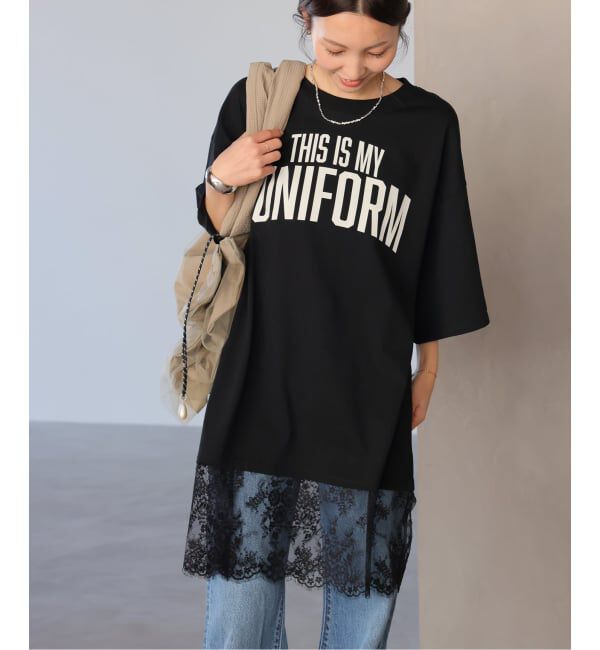 JOURNAL STANDARD relume「《WEB限定追加》【ARCHIVE STANCE】 lace switching Tee」|Tシャツ・カットソー|