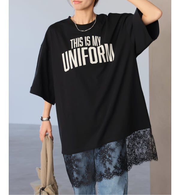 JOURNAL STANDARD relume「《WEB限定追加》【ARCHIVE STANCE】 lace switching Tee」|Tシャツ・カットソー|