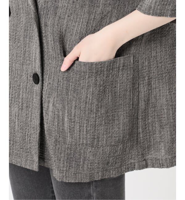 JOURNAL STANDARD relume「スラブハーフスリーブジャケット」|テーラードジャケット|