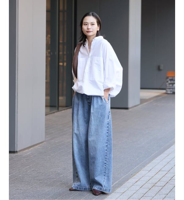 JOURNAL STANDARD「《追加2》ハードマンズリネンコットンスキッパーシャツ」|シャツ・ブラウス|