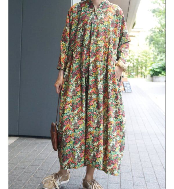 journal standard luxe「リバティフラワー ampleプルワンピース」|ワンピース|