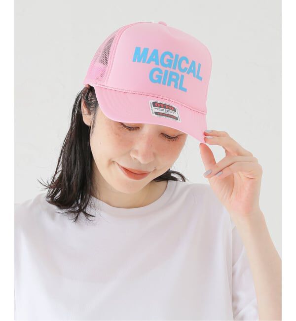 Oriens JOURNAL STANDARD「【Ashley Williams】 PINK TRUCKER HAT」|キャップ・キャスケット|