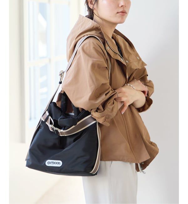 U by SPICK&SPAN「《WEB限定 / 追加》コットン/ナイロングログランフレアブルゾン」|ブルゾン・スタジャン|