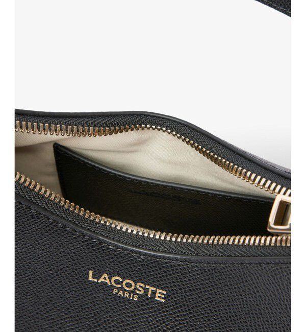 LACOSTE「シャンゼリゼ レザーハーフムーンショルダーバッグ」|ショルダー・メッセンジャー|