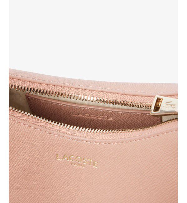 LACOSTE「シャンゼリゼ レザーハーフムーンショルダーバッグ」|ショルダー・メッセンジャー|