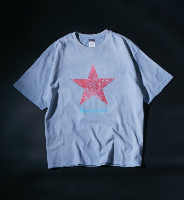  「【UNISEX】【Sourcream】ラインストーンスターグラフィックTEE」|Tシャツ・カットソー|