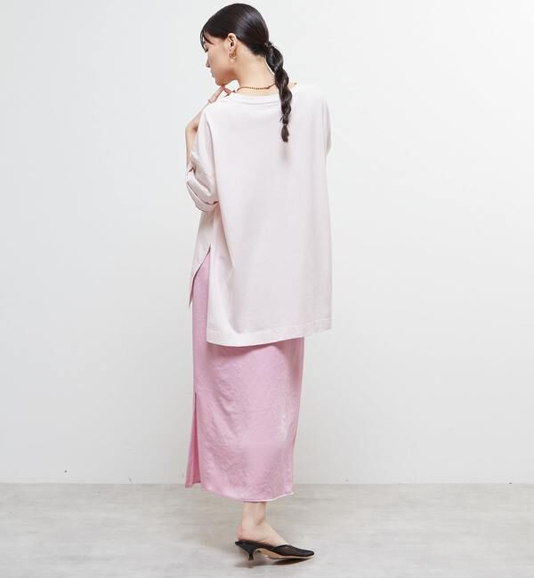 SOFFITTO「【定番型】ロゴプリント製品染ビックTシャツ」|Tシャツ・カットソー|