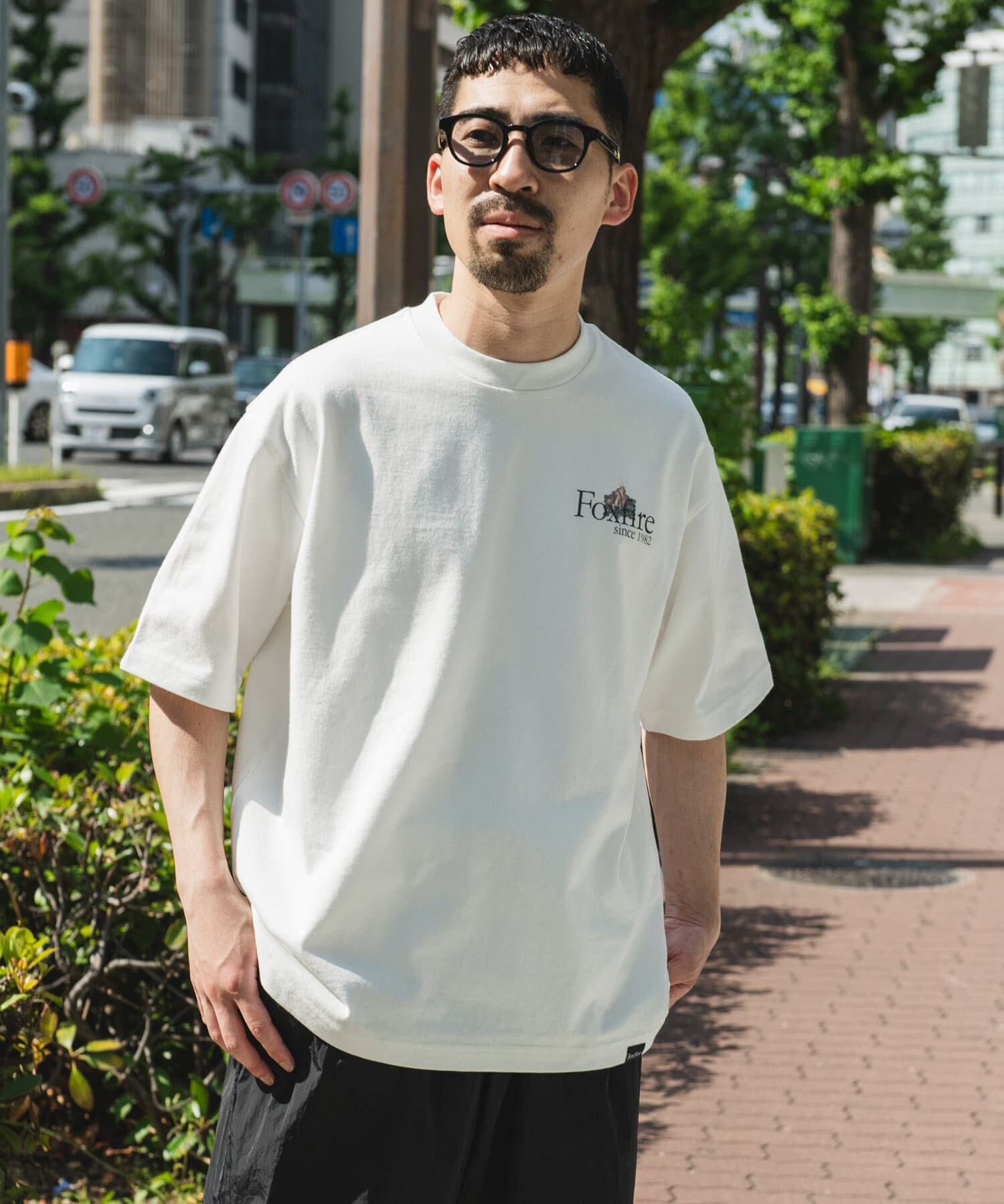 URBAN RESEARCH DOORS「『別注』Foxfire&times;DOORS　焚火プリントTシャツ」|Tシャツ・カットソー|