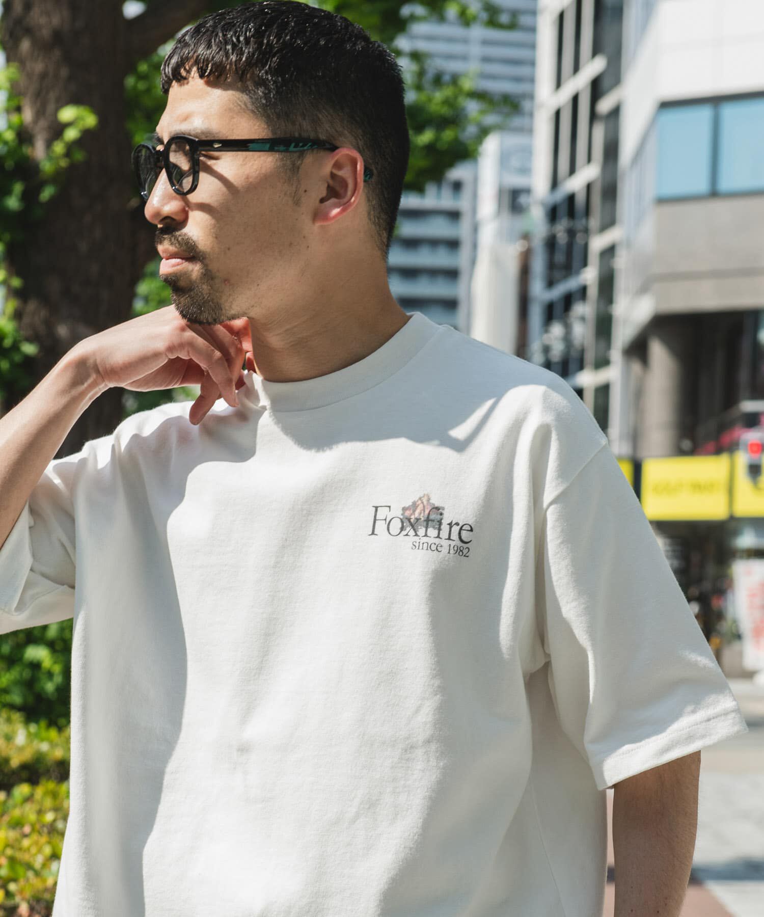 URBAN RESEARCH DOORS「『別注』Foxfire&times;DOORS　焚火プリントTシャツ」|Tシャツ・カットソー|