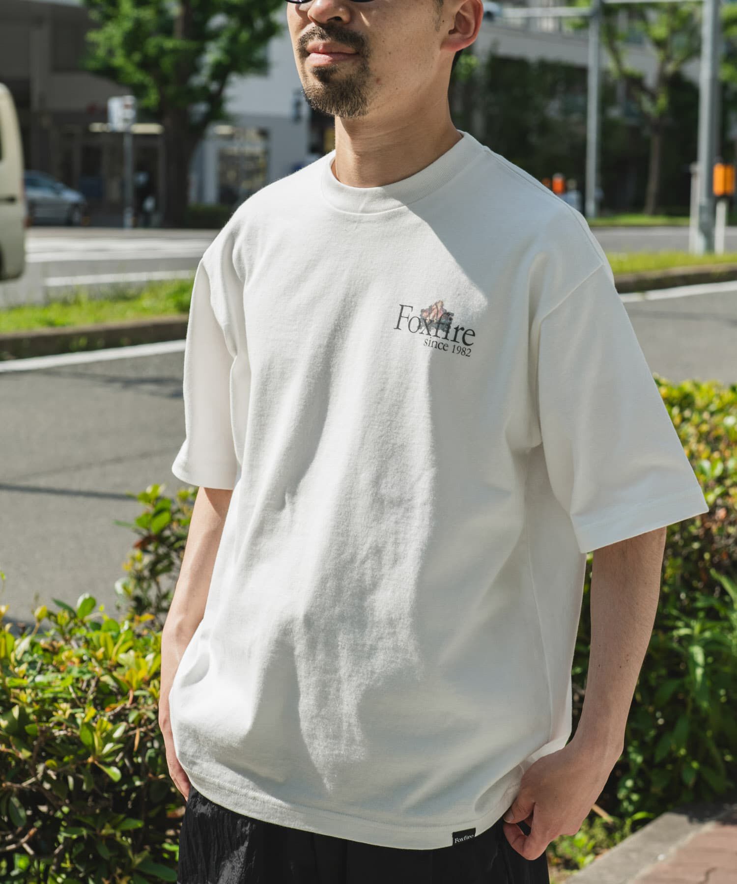 URBAN RESEARCH DOORS「『別注』Foxfire&times;DOORS　焚火プリントTシャツ」|Tシャツ・カットソー|