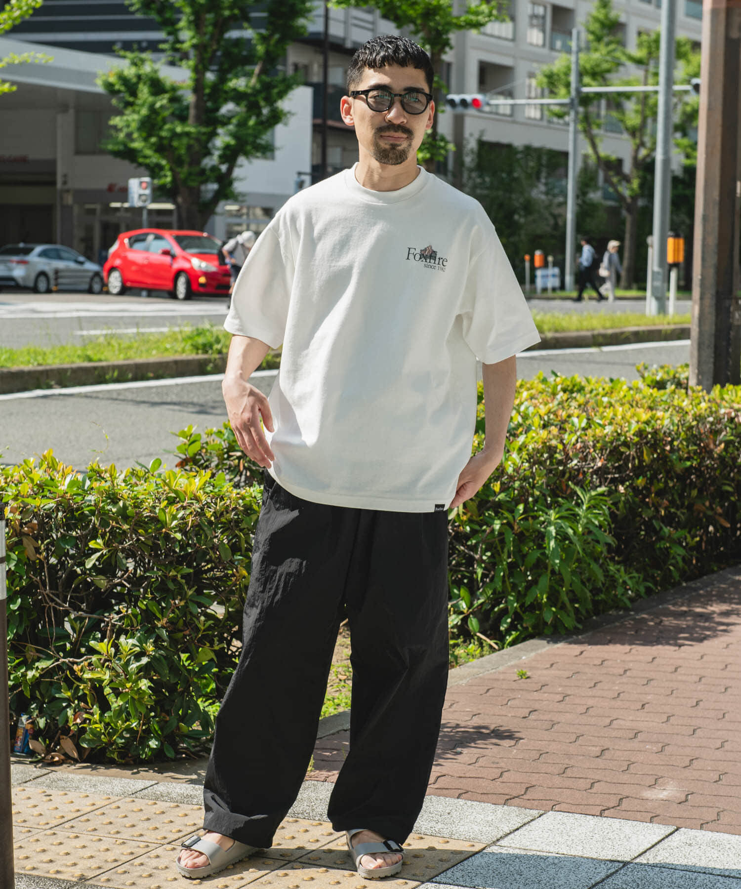URBAN RESEARCH DOORS「『別注』Foxfire&times;DOORS　焚火プリントTシャツ」|Tシャツ・カットソー|