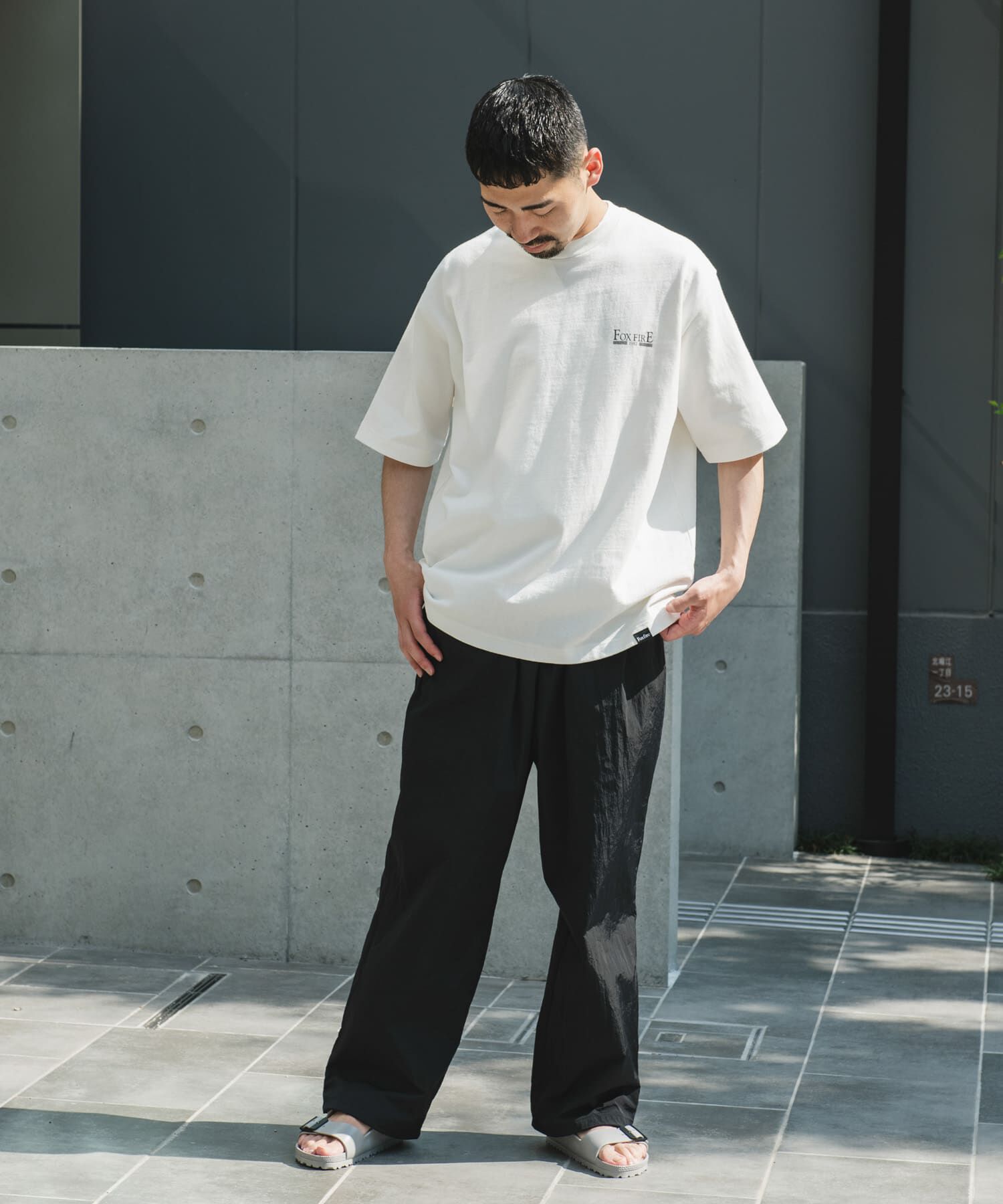 URBAN RESEARCH DOORS「『別注』Foxfire&times;DOORS　焚火プリントTシャツ」|Tシャツ・カットソー|
