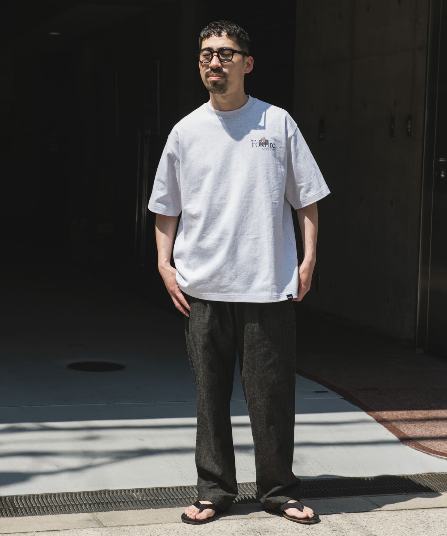 URBAN RESEARCH DOORS「『別注』Foxfire&times;DOORS　焚火プリントTシャツ」|Tシャツ・カットソー|