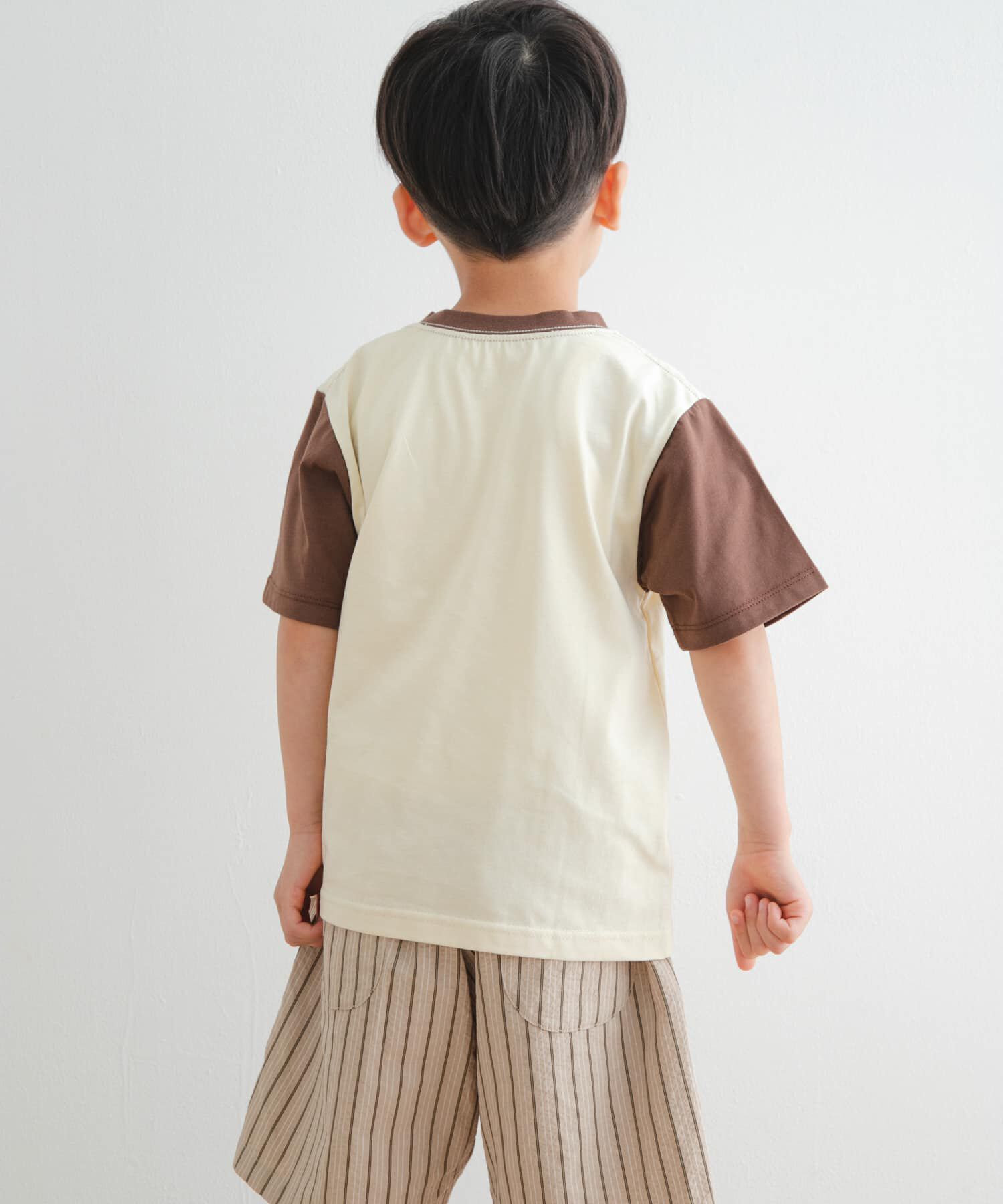 URBAN RESEARCH DOORS「『WEB/一部店舗限定サイズ』配色ロゴTシャツ(KIDS)」|その他|