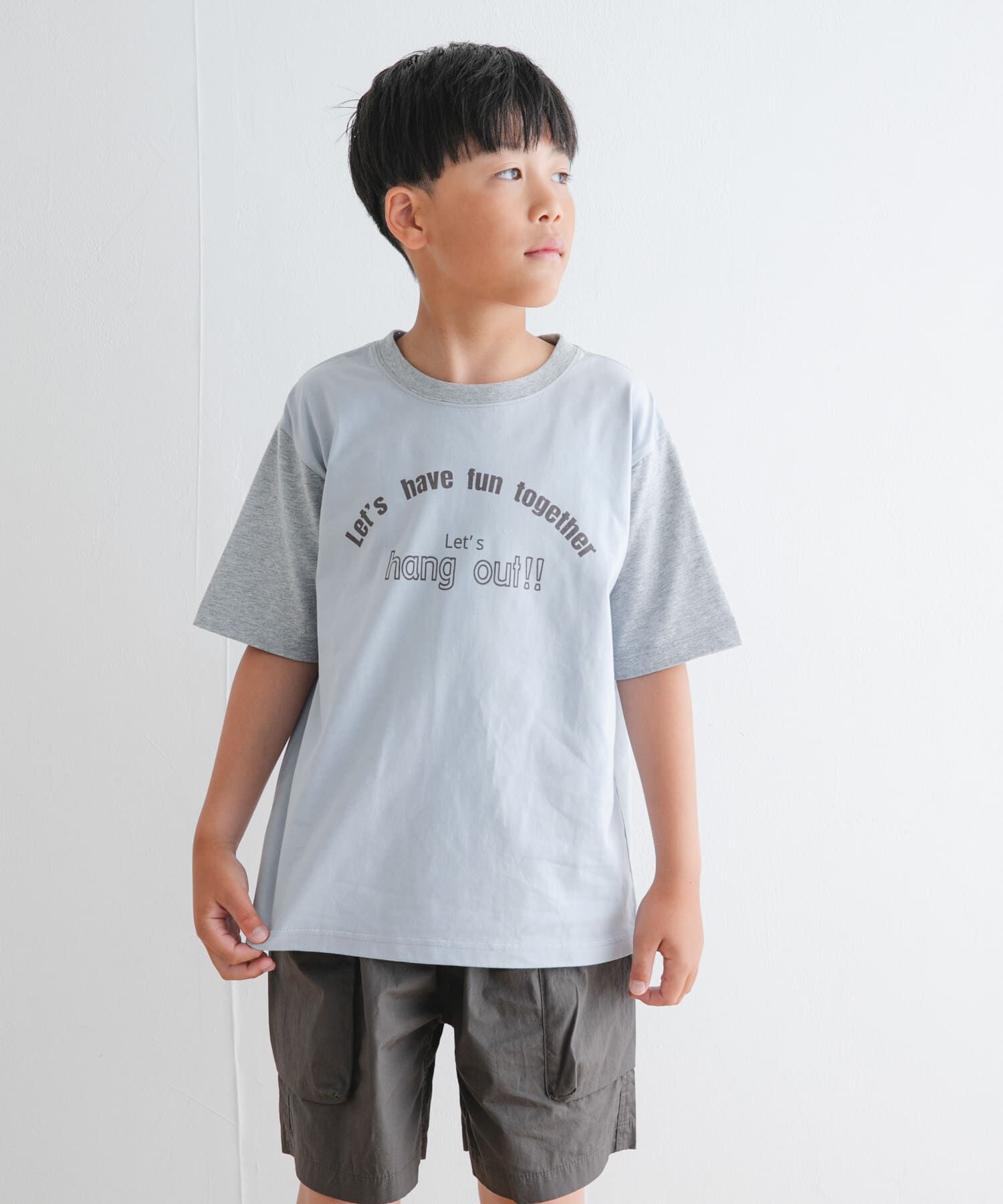 URBAN RESEARCH DOORS「『WEB/一部店舗限定サイズ』配色ロゴTシャツ(KIDS)」|その他|