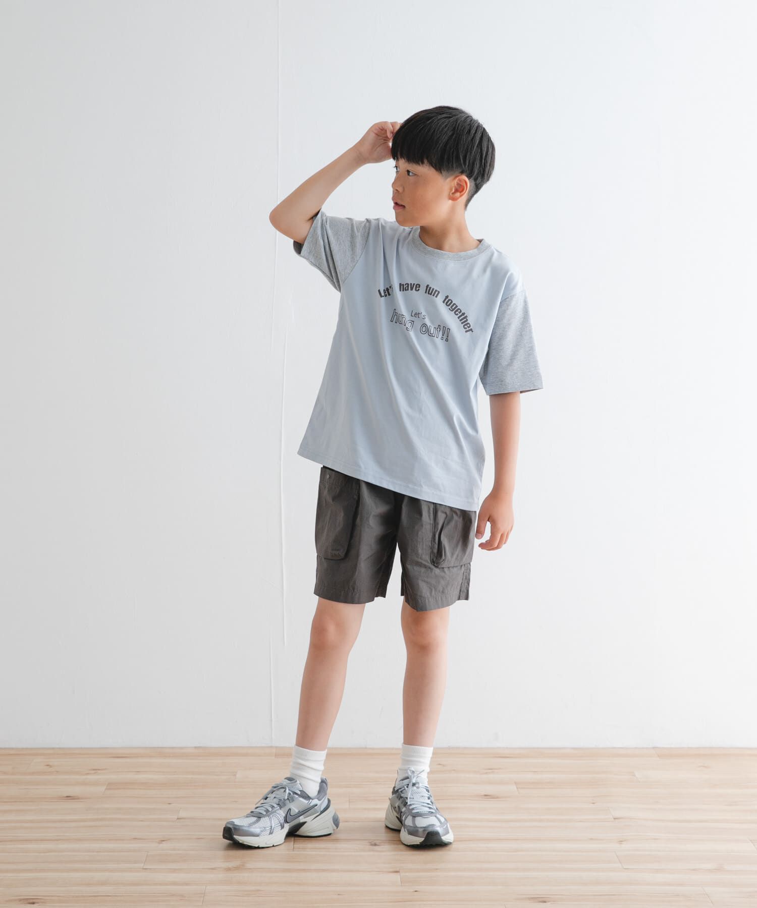 URBAN RESEARCH DOORS「『WEB/一部店舗限定サイズ』配色ロゴTシャツ(KIDS)」|その他|