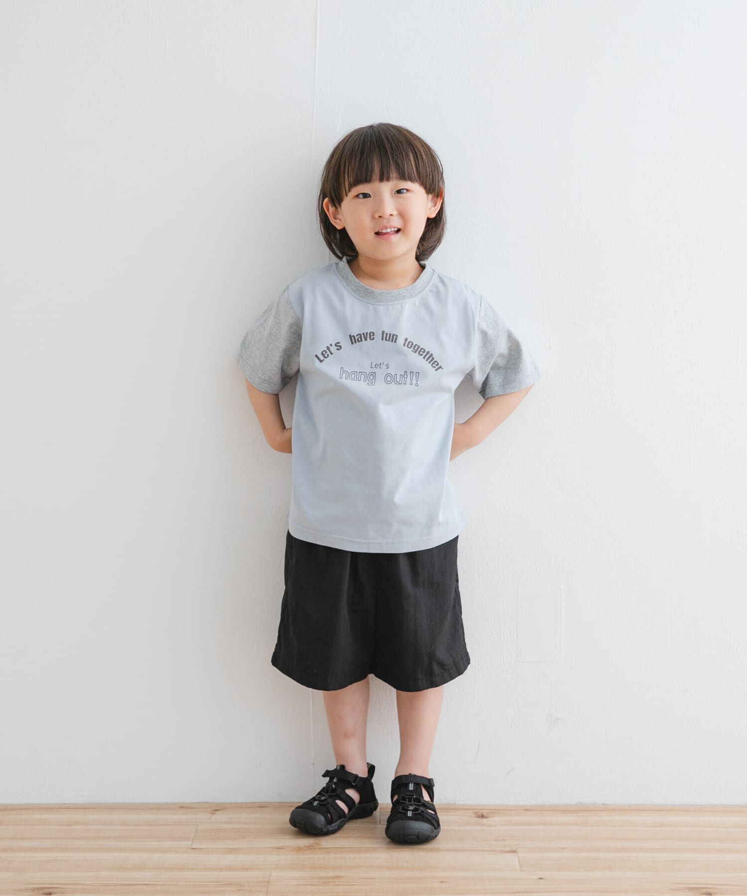URBAN RESEARCH DOORS「『WEB/一部店舗限定サイズ』配色ロゴTシャツ(KIDS)」|その他|