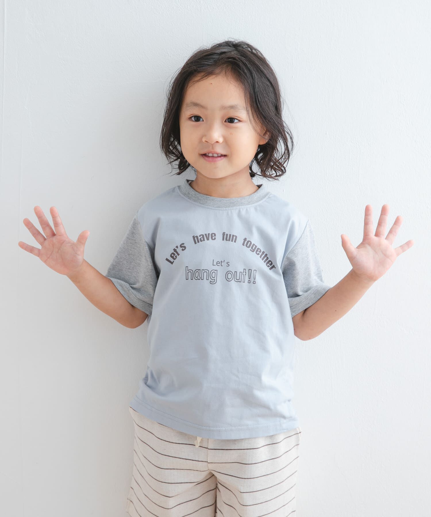 URBAN RESEARCH DOORS「『WEB/一部店舗限定サイズ』配色ロゴTシャツ(KIDS)」|その他|