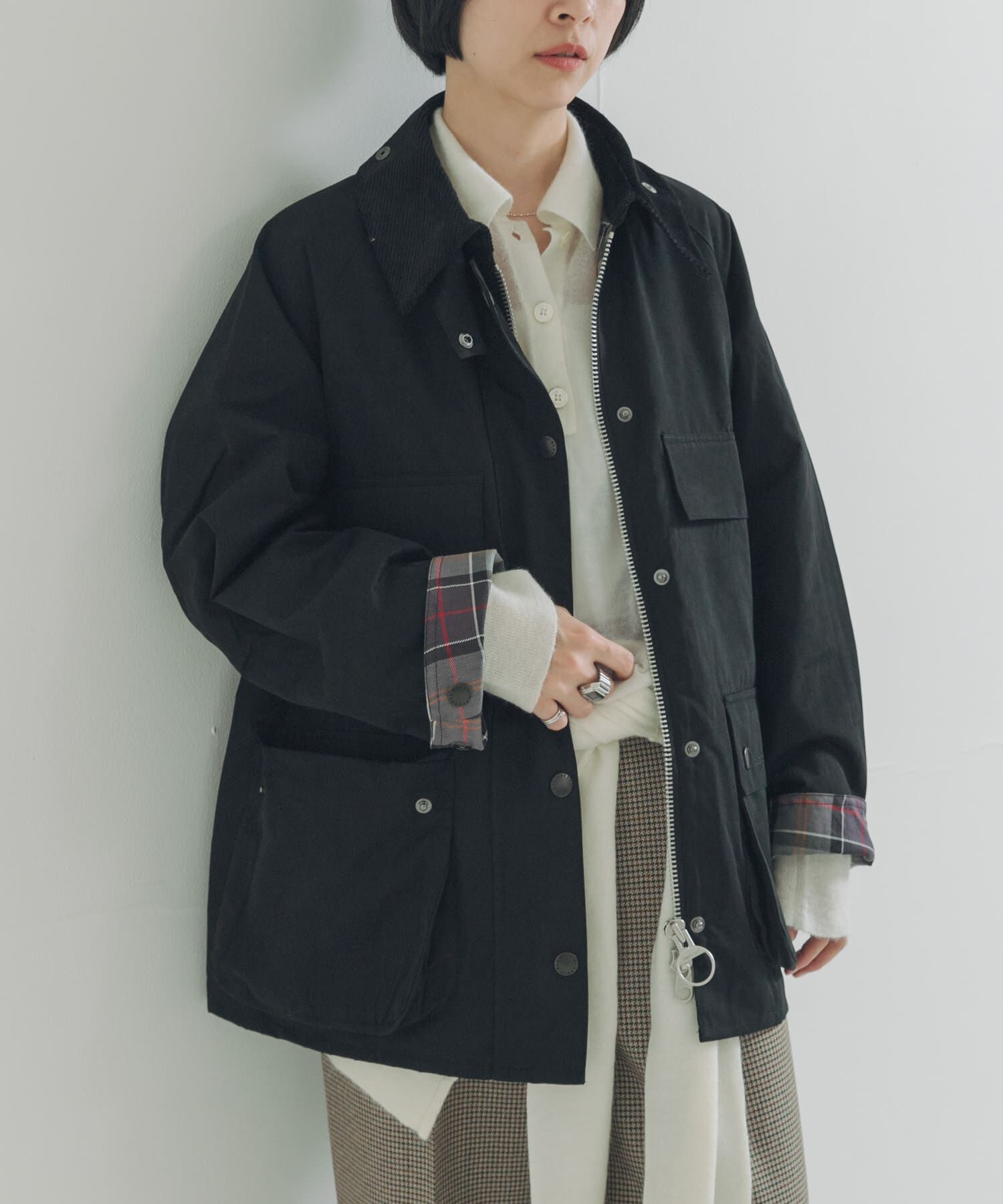 URBAN RESEARCH「『別注』Barbour / URBAN RESEARCH　BEDALE」|ノーカラーコート|
