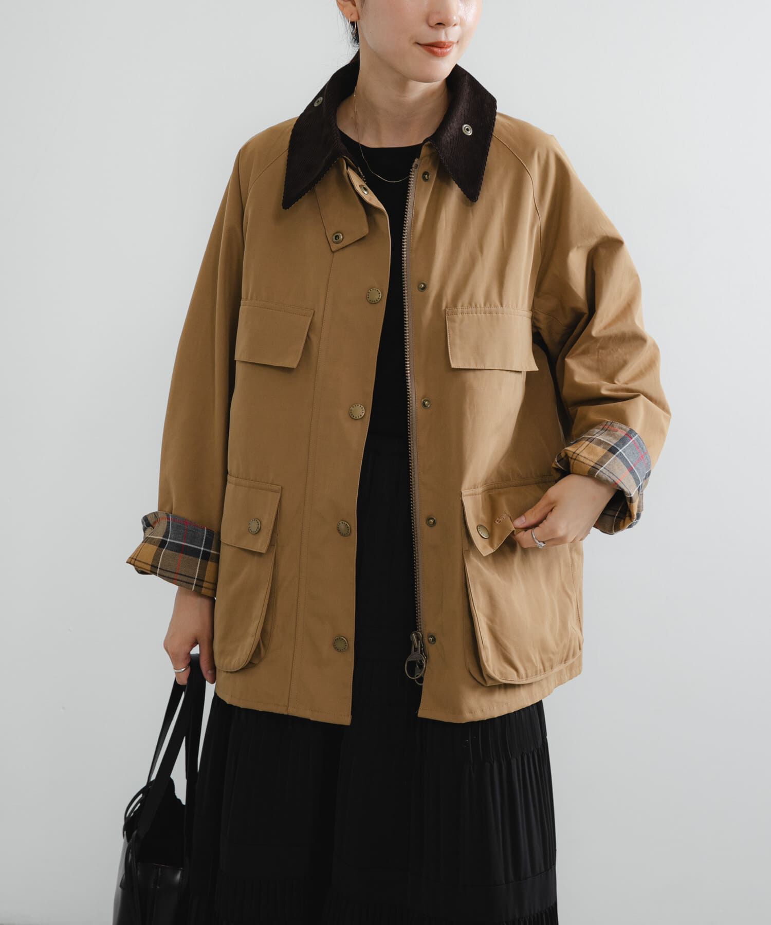 URBAN RESEARCH「『別注』Barbour / URBAN RESEARCH　BEDALE」|ノーカラーコート|