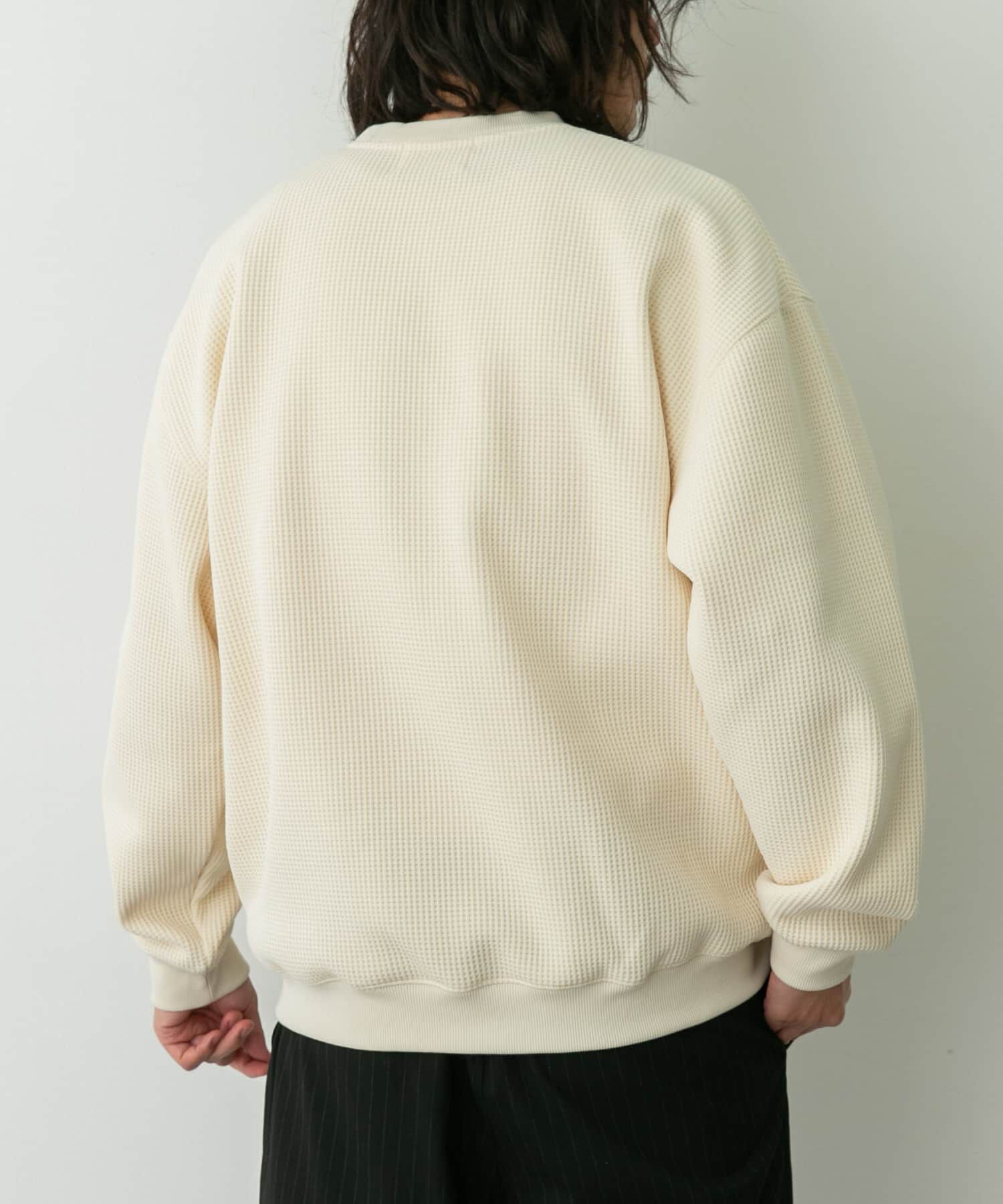 Sonny Label 「裏起毛ワッフルリラックスフィットプルオーバー」|Tシャツ・カットソー|