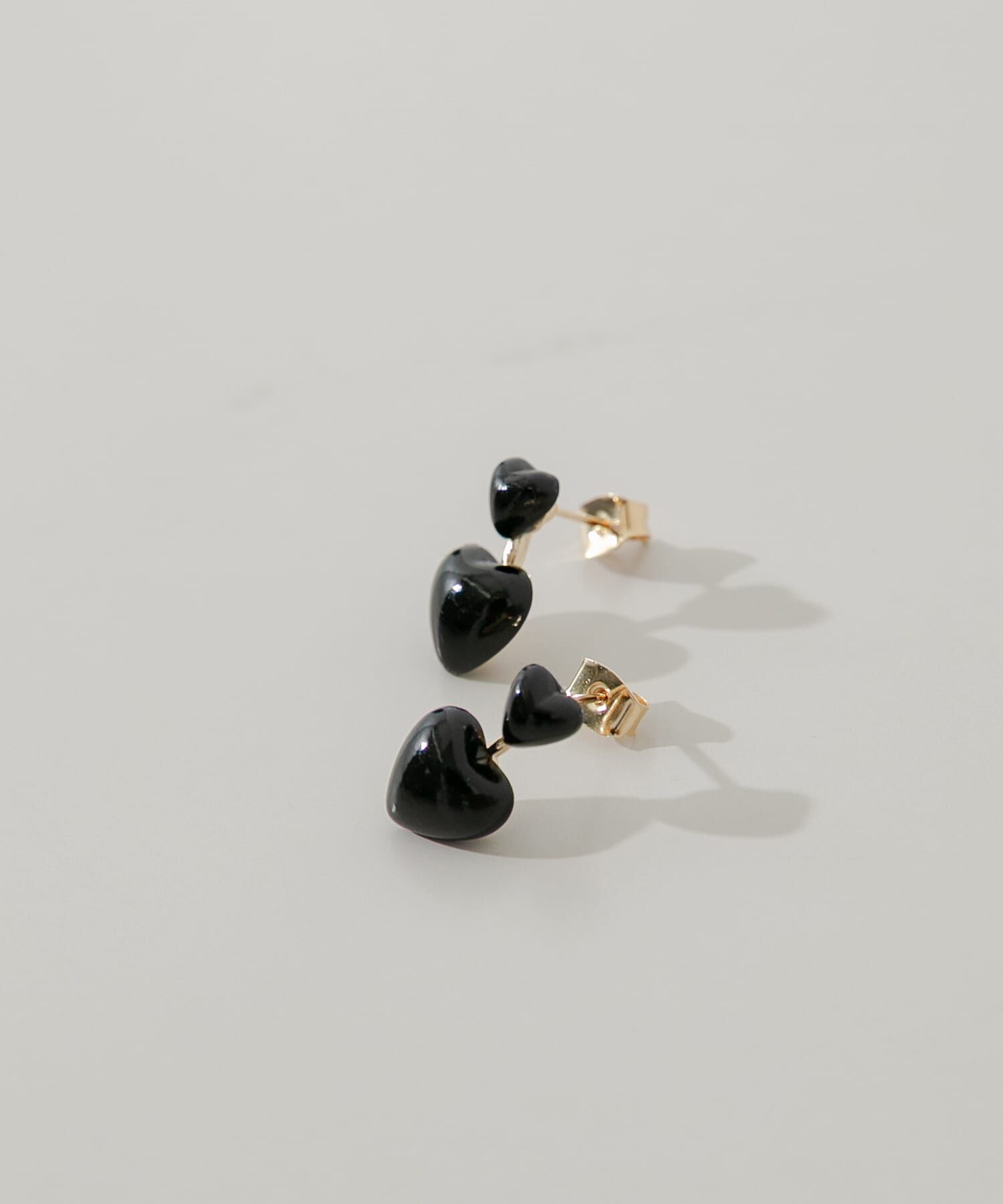 SMELLY「ダブルハートピアス」|ピアス|