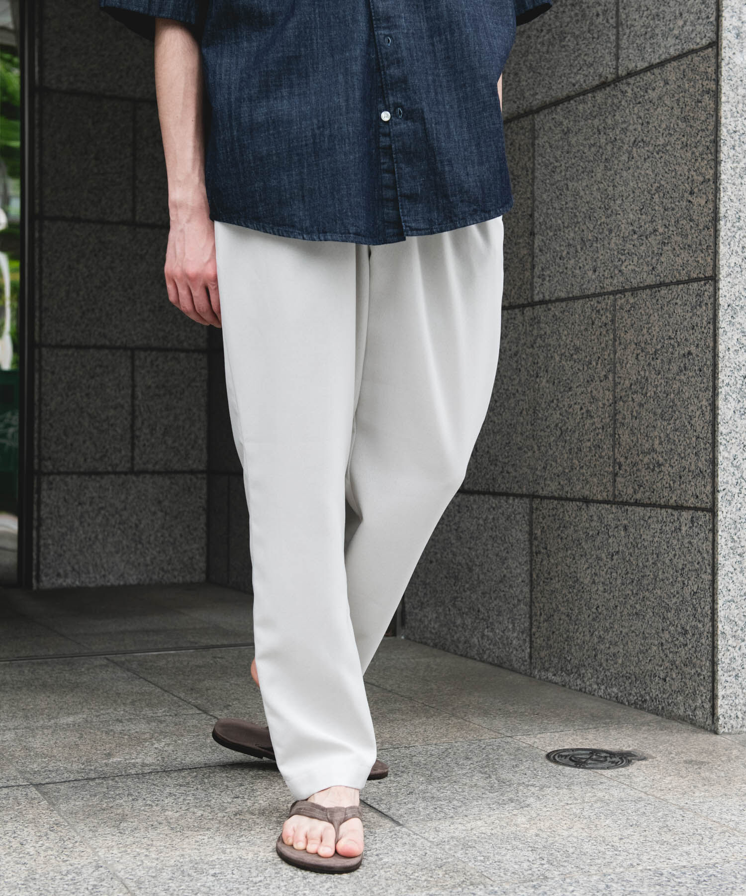 URBAN RESEARCH DOORS「リネンライクイージートラウザー」|その他|
