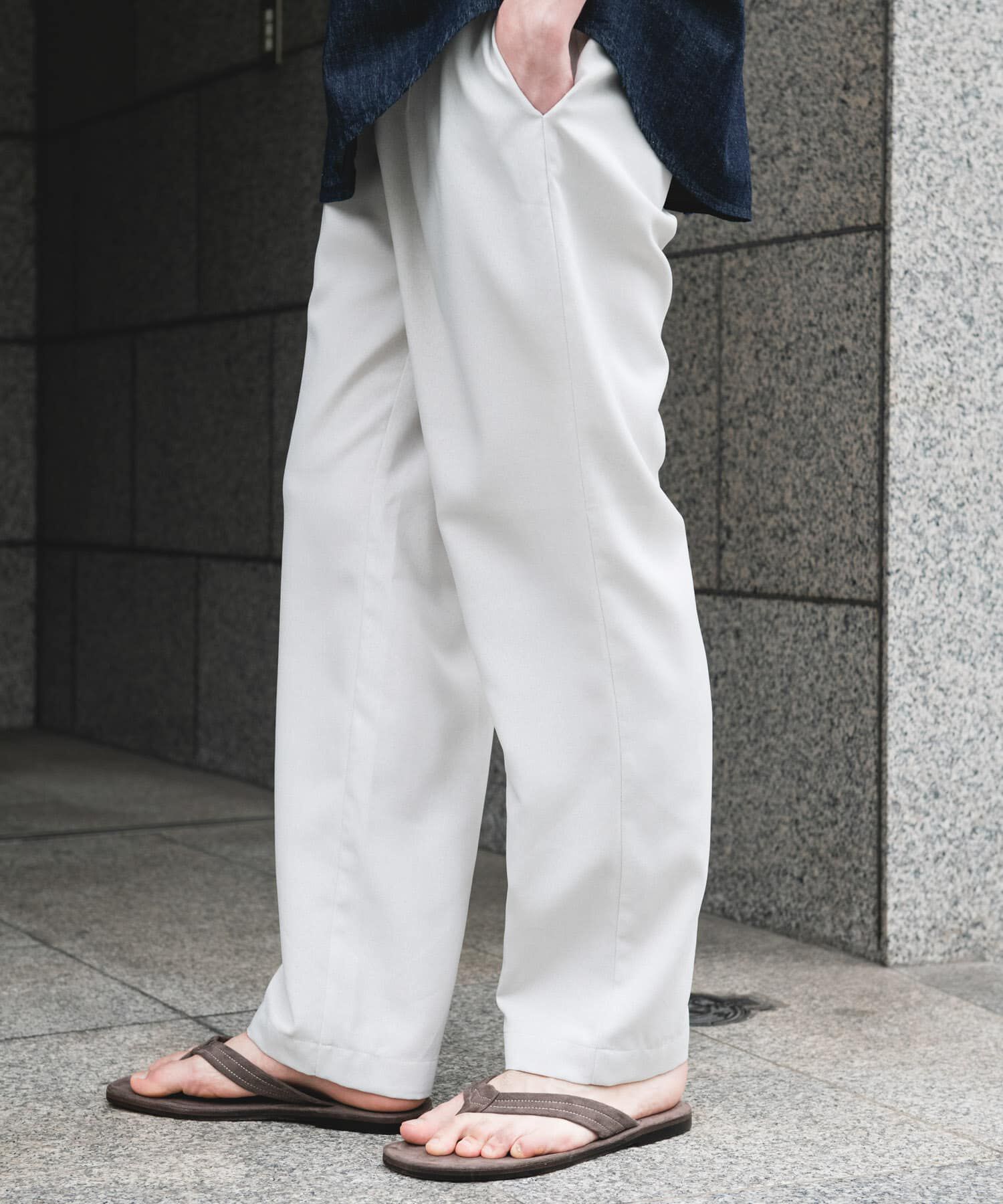 URBAN RESEARCH DOORS「リネンライクイージートラウザー」|その他|