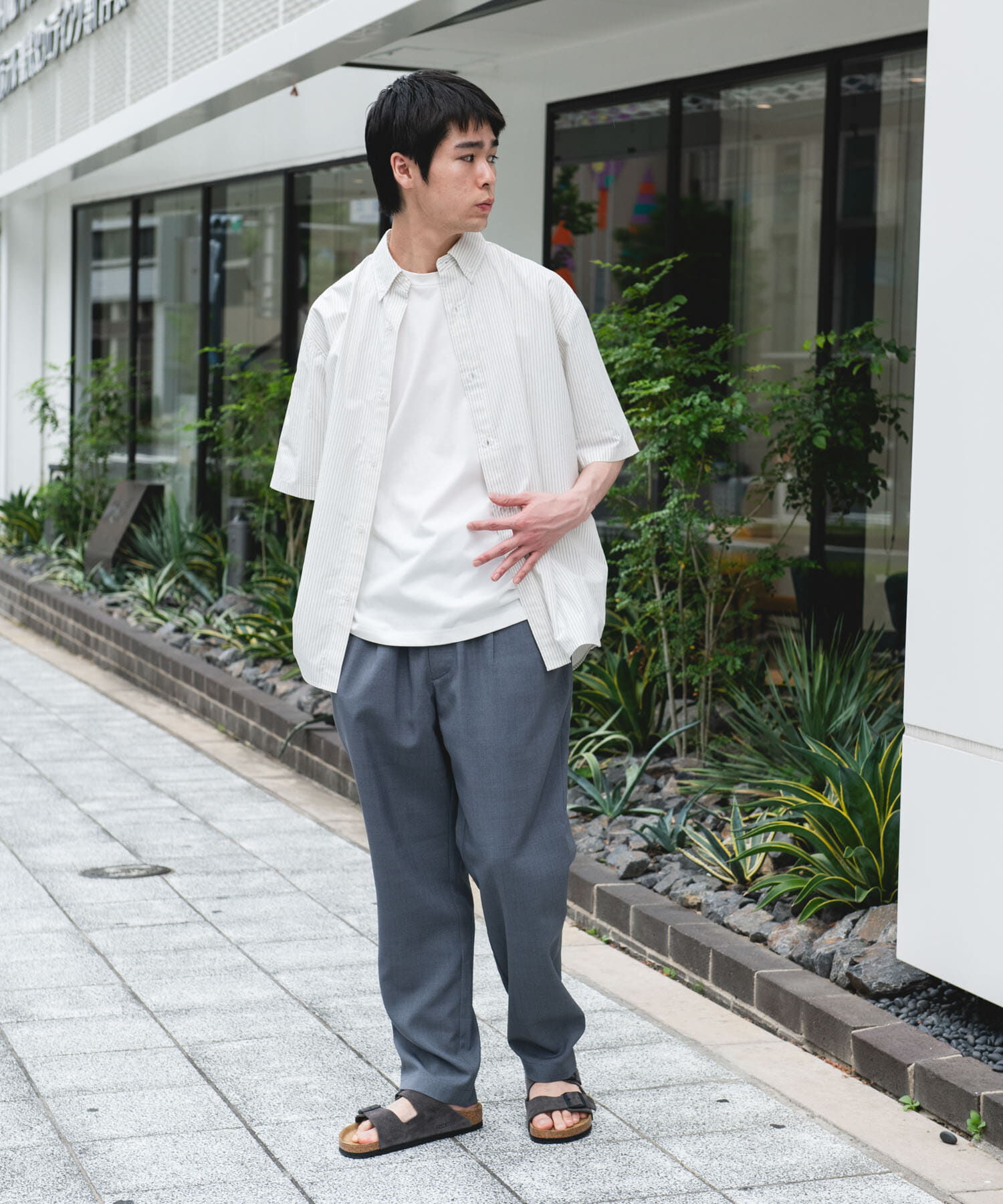 URBAN RESEARCH DOORS「リネンライクイージートラウザー」|その他|