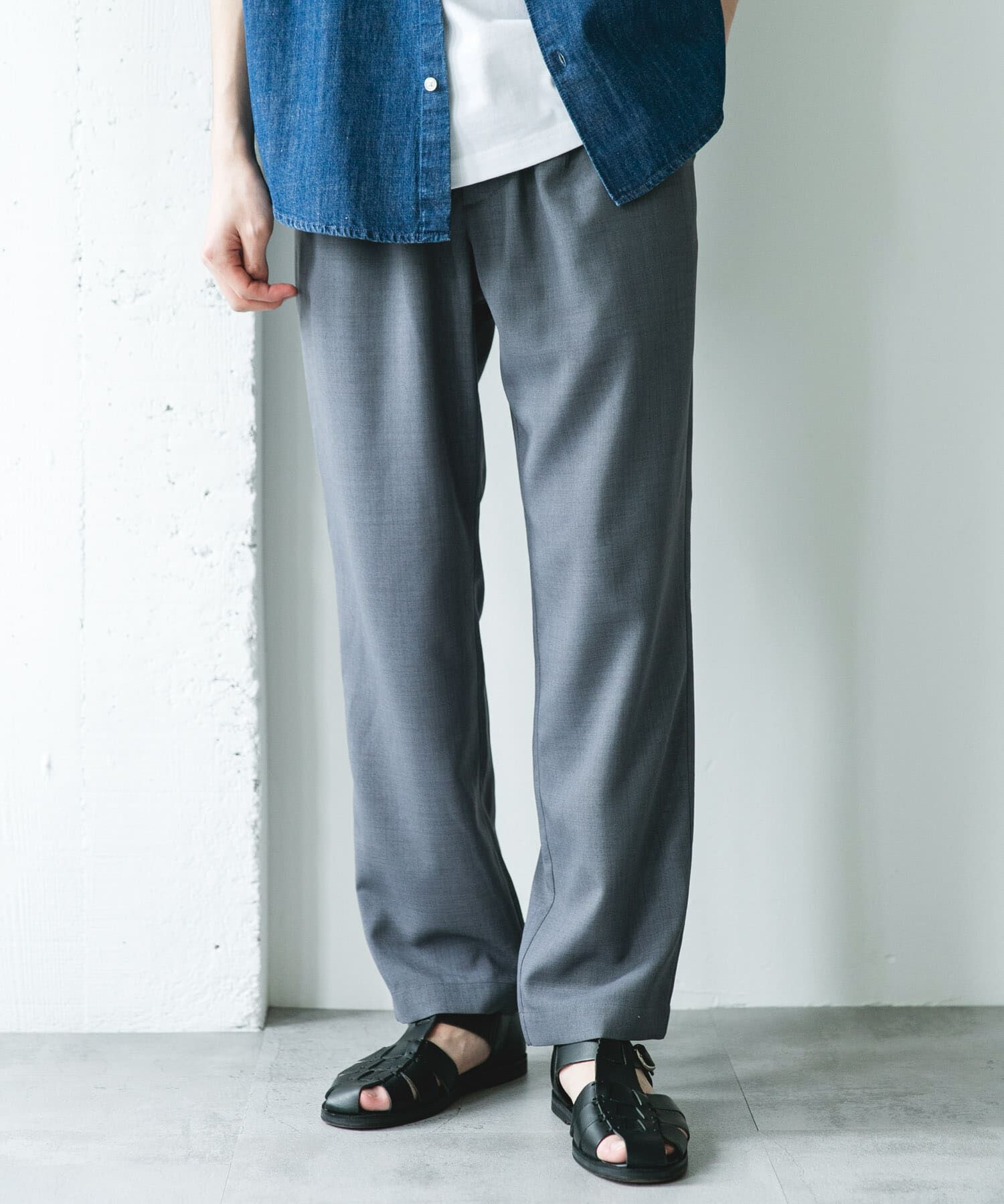 URBAN RESEARCH DOORS「リネンライクイージートラウザー」|その他|