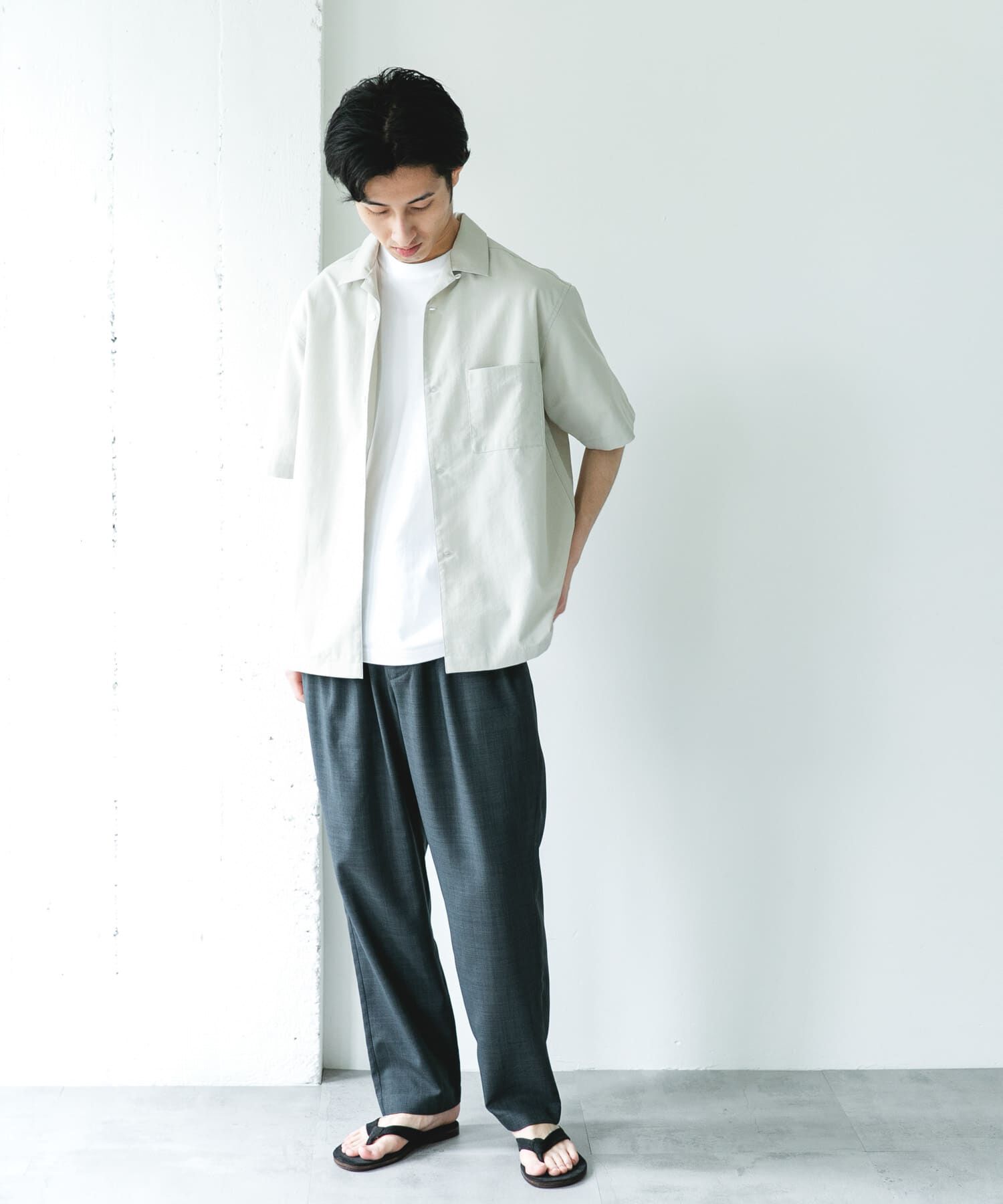 URBAN RESEARCH DOORS「リネンライクイージートラウザー」|その他|